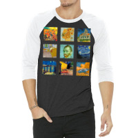 Vincent Van Gogh 1 3/4 Sleeve Shirt | Artistshot