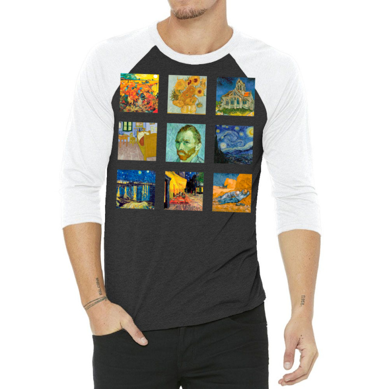 Vincent Van Gogh 1 3/4 Sleeve Shirt | Artistshot