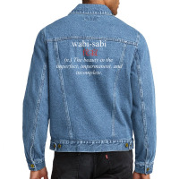 Wabi Sabi Zen Buddhist Aesthetic Men Denim Jacket | Artistshot