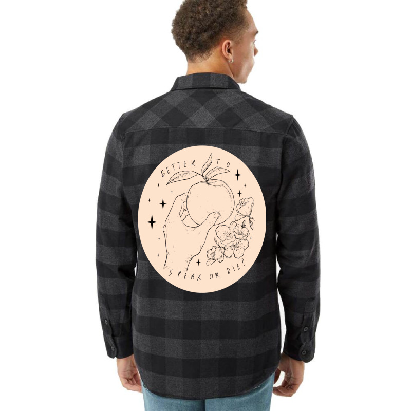 Speak Or Die Flannel Shirt | Artistshot