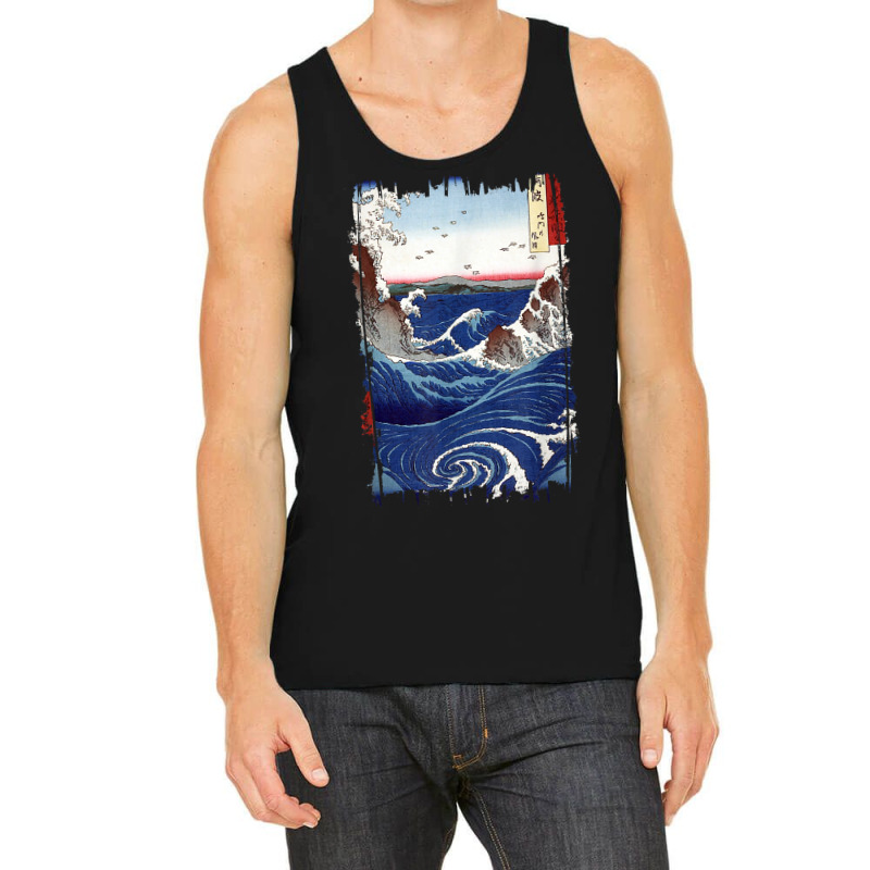 Stylish Vintage Art Ocean Whirlpool Hiroshige Classic Tank Top by jorsievinettc | Artistshot