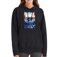 Stylish Vintage Art Ocean Whirlpool Hiroshige Classic Vintage Hoodie | Artistshot