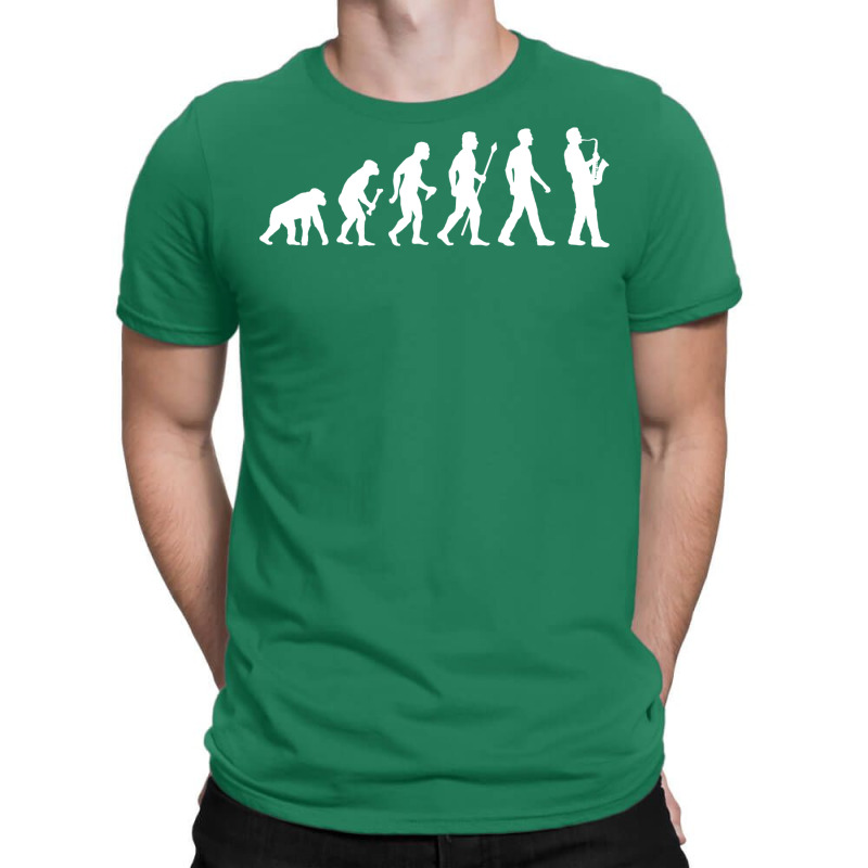 Funny Saxophone Evolution Of Man T-Shirt by refidebossq | Artistshot