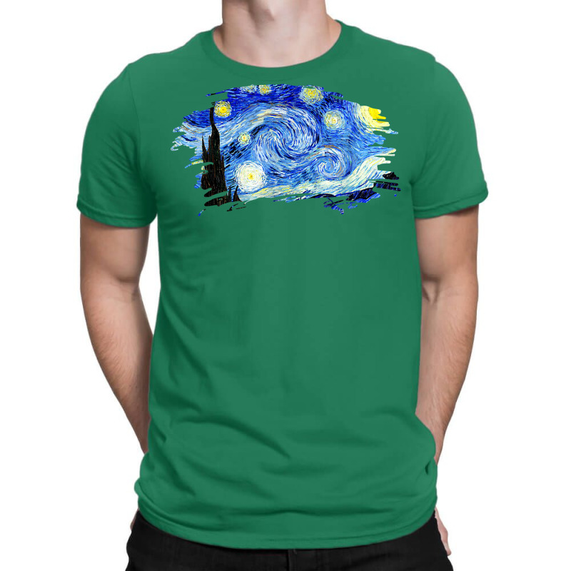 Stylish Vintage Art Starry Night Vincent Van Gogh Classic T-Shirt by jorsievinettc | Artistshot