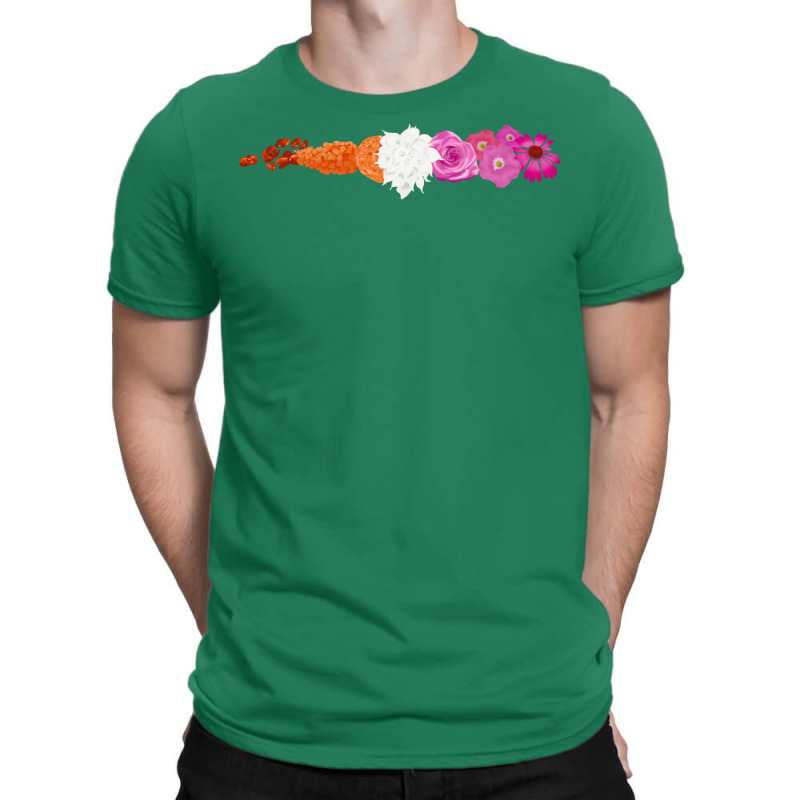 Subtle Lesbian Pride Flowers T-Shirt by jorsievinettc | Artistshot