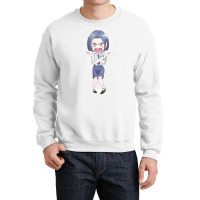 Stop! Don't Touch! Anime Girl Crewneck Sweatshirt | Artistshot