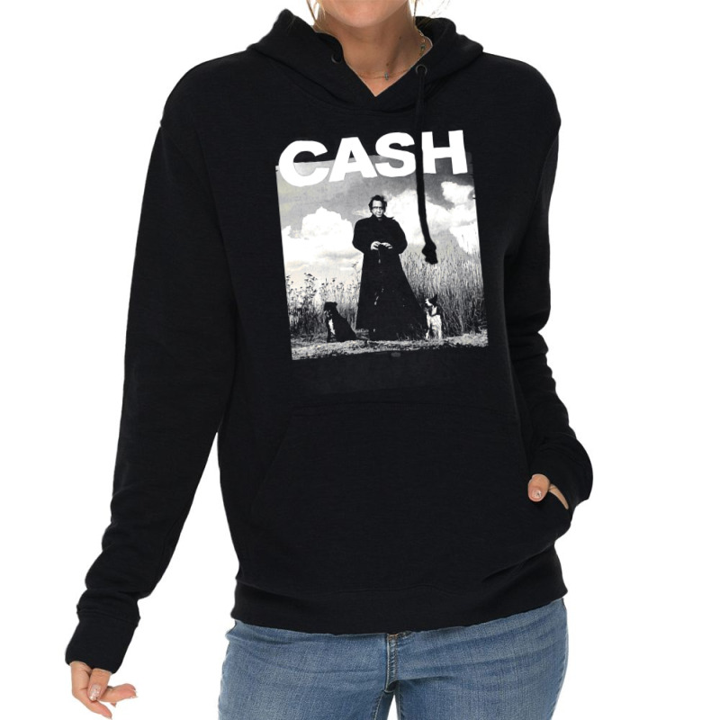 Johnny Cash Lightweight Hoodie | Artistshot