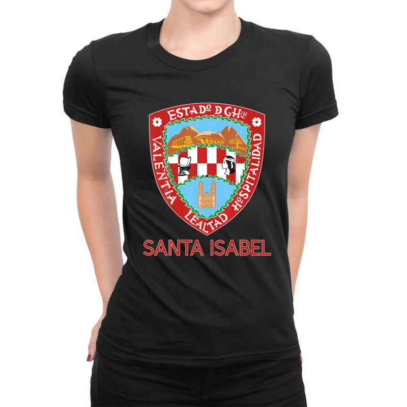 Santa Isabel Chihuahua Estado De Mexico Escudo Eagle Aguila Ladies Fitted T-Shirt by fasolaywes | Artistshot