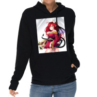 Succubus Anime Girl Lightweight Hoodie | Artistshot