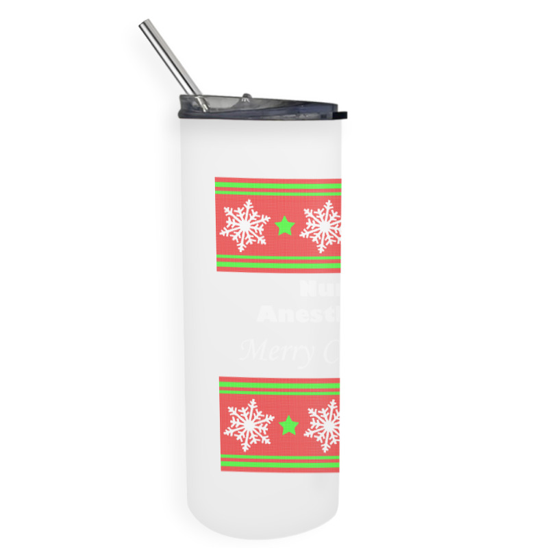 Nurse Anesthetist Christmas Skinny Tumbler | Artistshot