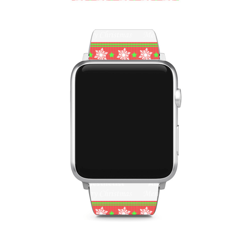 Nurse Anesthetist Christmas Apple Watch Band | Artistshot