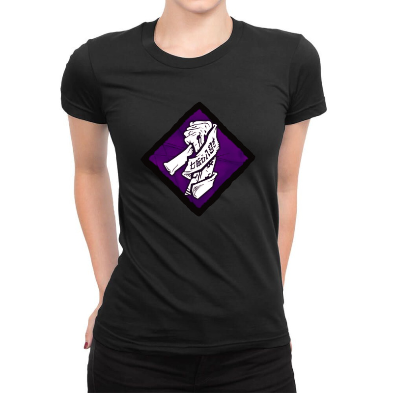 Lucky Break Hq Diamond Perk Inspired Splash Art Ladies Fitted T-shirt | Artistshot