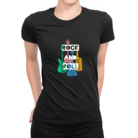 Rock And Roll Instruments Ladies Fitted T-shirt | Artistshot