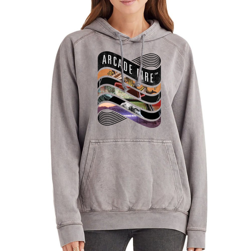 Arcade Fire   Discography Vintage Hoodie by devitssewdaf | Artistshot