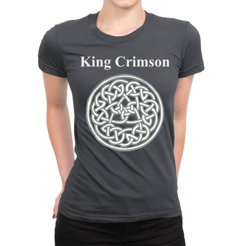 King Crimson Vintage Discipline Album Promo Ladies Fitted T-Shirt by khzamdaragb | Artistshot