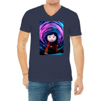 Coraline Movie Poster V-neck Tee | Artistshot