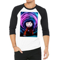 Coraline Movie Poster 3/4 Sleeve Shirt | Artistshot