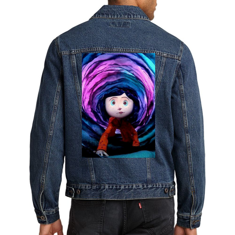 Coraline Movie Poster Men Denim Jacket | Artistshot