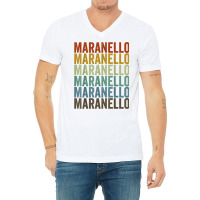 Maranello Retro City T Shirt V-neck Tee | Artistshot