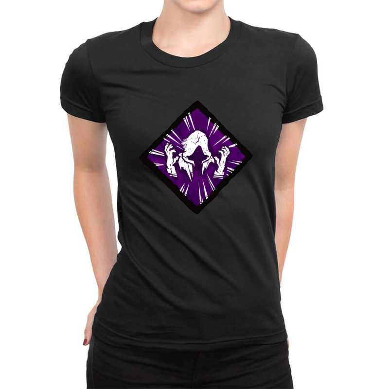 Mad Grit Hq Diamond Perk Inspired Splash Art Ladies Fitted T-shirt | Artistshot