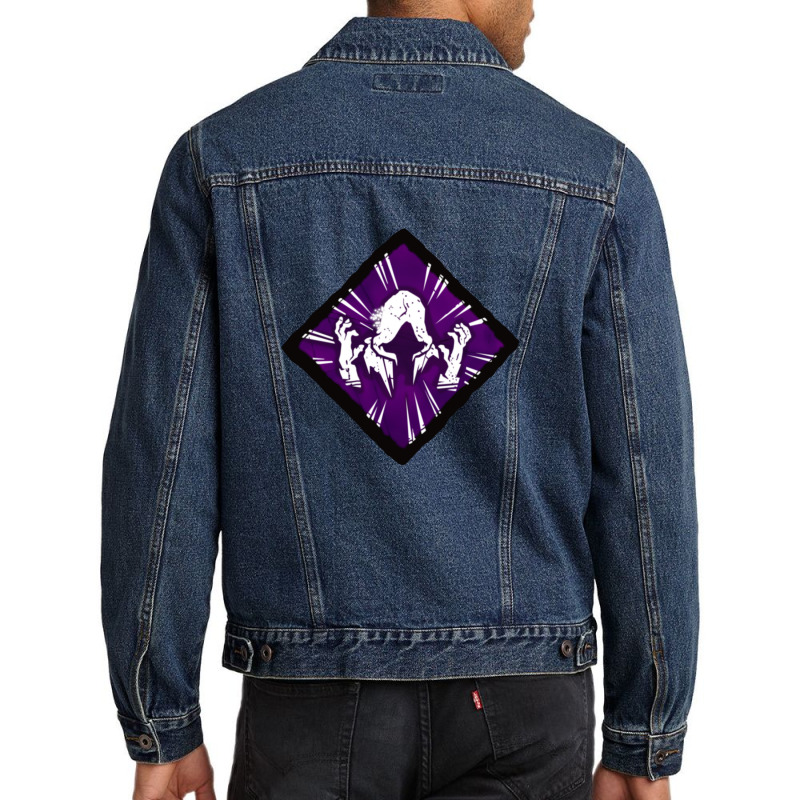 Mad Grit Hq Diamond Perk Inspired Splash Art Men Denim Jacket | Artistshot