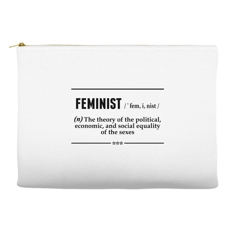 Feminist Noun Accessory Pouches | Artistshot