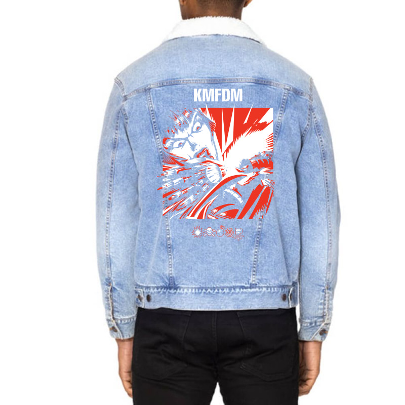 Kmfdm Unisex Sherpa-lined Denim Jacket | Artistshot