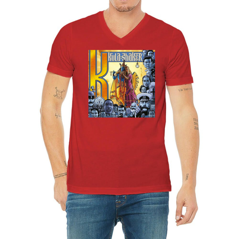 Kula Shaker V-Neck Tee by khzamdaragb | Artistshot