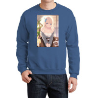 Cute Kashiwazaki Senai Don't Have Many Friends Crewneck Sweatshirt | Artistshot