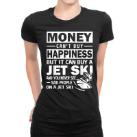 Jet Ski Happiness Funny Water Sport T Shirt Ladies Fitted T-shirt | Artistshot