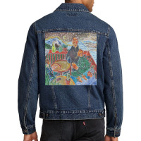 Palace So Long Forever Album Art Men Denim Jacket | Artistshot