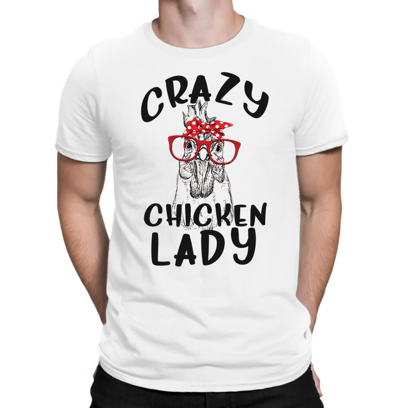 crazy chicken lady t shirt