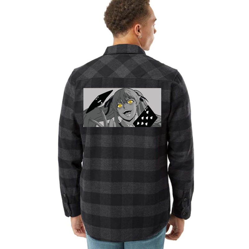 Mary Saotome Card Throwing Illustration Flannel Shirt by shagensuntios | Artistshot