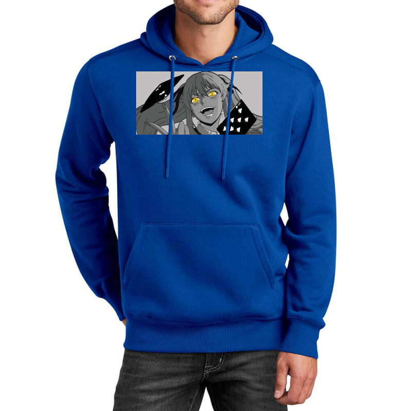 Mary Saotome Card Throwing Illustration Unisex Hoodie by shagensuntios | Artistshot