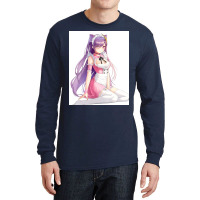 Keqing Cute Maid   Genshin Impact Long Sleeve Shirts | Artistshot