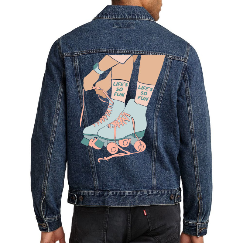 Life’s So Fun Men Denim Jacket | Artistshot