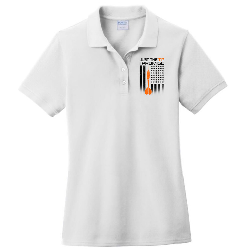 Just The Tip Dart Player Darting Dart Player Dartboard 184 T Shirt Ladies Polo Shirt by anselmpru9bt | Artistshot