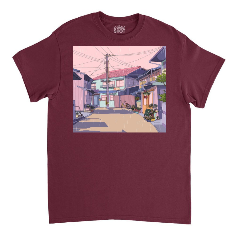 Lofi City Alley Classic T-shirt | Artistshot