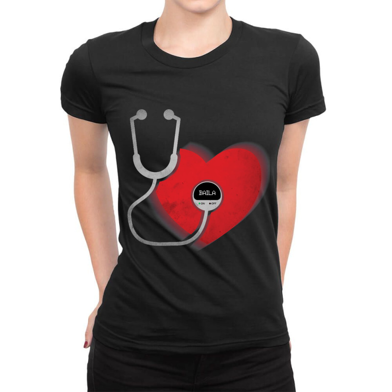 Music Songs Style Genre, Heart Beating For Baila Classic Ladies Fitted T-Shirt by JamesBurges | Artistshot