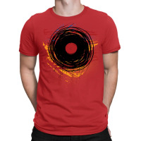 Vinyl Record Retro Grunge With Paint And Scratches   Music Dj! T-shirt | Artistshot