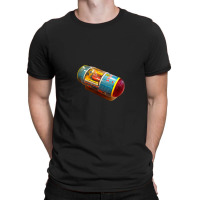 Retro Tin Space Capsule Printstickeretc T-shirt | Artistshot