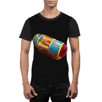 Retro Tin Space Capsule Printstickeretc Graphic T-shirt | Artistshot