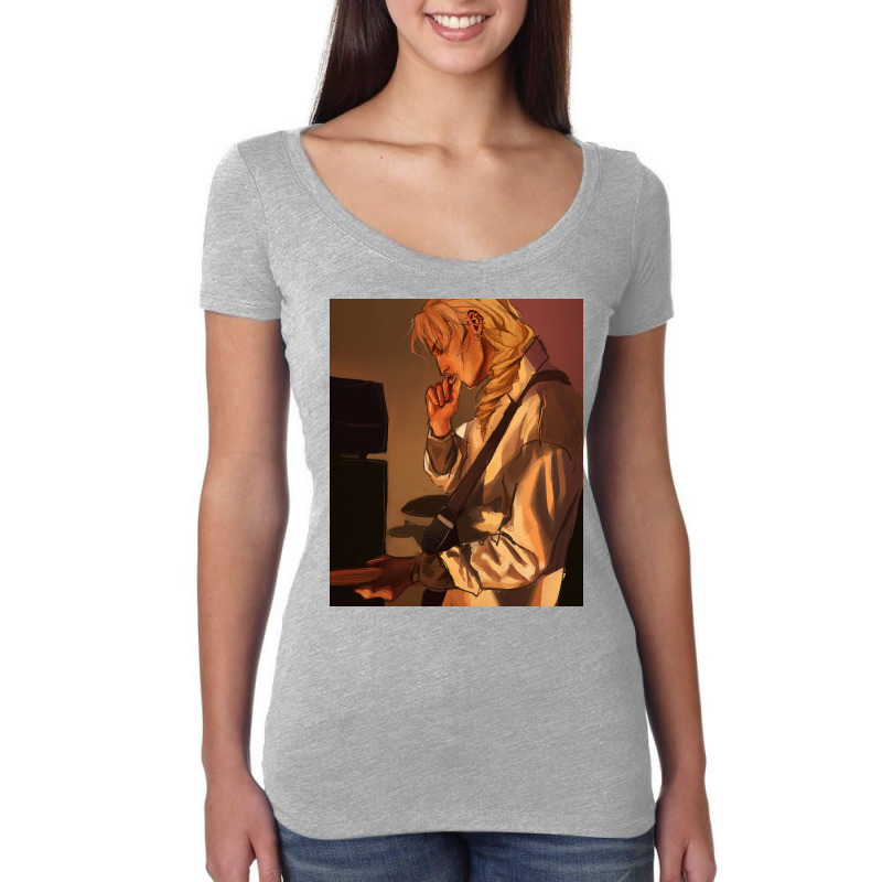 Klavier Gavin Guitar Women's Triblend Scoop T-shirt by faschalekrie | Artistshot