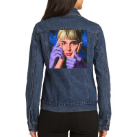 Beach Bunny Emotional Creature Album Cover Sticker Ladies Denim Jacket | Artistshot