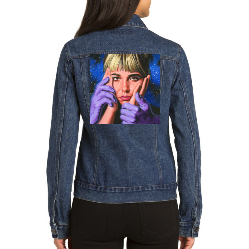 Beach Bunny Emotional Creature Album Cover Sticker Ladies Denim Jacket by ireneecampoe | Artistshot