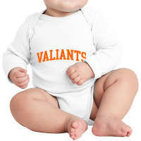 Valiants Arch Athletic College University Alumni Style T Shirt Long Sleeve Baby Bodysuit | Artistshot