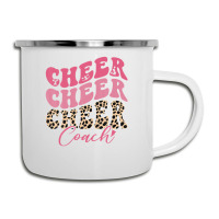 Cheer Coach Leopard Cheerleading Props Cute Cheer For Coach Camper Cup | Artistshot