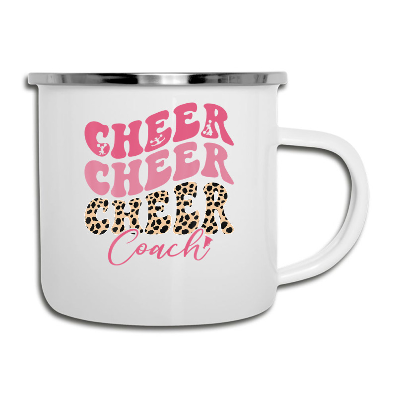 Cheer Coach Leopard Cheerleading Props Cute Cheer For Coach Camper Cup | Artistshot