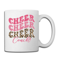 Cheer Coach Leopard Cheerleading Props Cute Cheer For Coach Coffee Mug | Artistshot