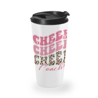 Cheer Coach Leopard Cheerleading Props Cute Cheer For Coach Travel Mug | Artistshot